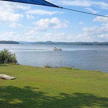 Jake's on the Lake - a sailboat in the distance - Breakfast & Brunch Near Me - Cedar Bluff, Alabama Jake's on the Lake - a sailboat in the distance - Breakfast & Brunch Near Me - Cedar Bluff, Alabama