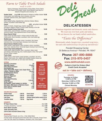 Menu photo 1 Deli Fresh Delicatessen Penndel, PA Menu photo 1 Deli Fresh Delicatessen Penndel, PA