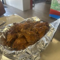 Bub Bubs Subs and More - Big meaty wings. House made buffalo garlic sauce.