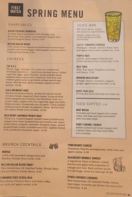 Menu photo 5 First Watch Pembroke Pines, FL