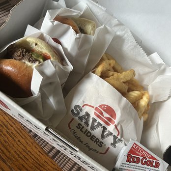 Savvy Sliders - "Simple" box - house Savvy Fries - American Near Me - Warren, Michigan Savvy Sliders - "Simple" box - house Savvy Fries - American Near Me - Warren, Michigan