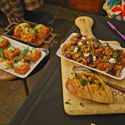 /pôr/ wine house - Everything was tasty: croquettes, Spanish meatballs and cold ratatouille