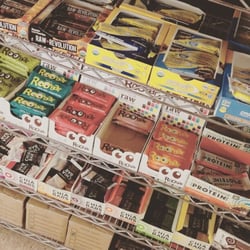 Herb & Spice Shop - Some of the protein bar selection.