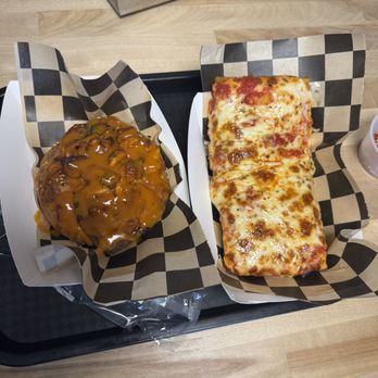 Spin And Savory - Buffalo Chicken Sicilian pizza - Italian Near Me - Scranton, Pennsylvania Spin And Savory - Buffalo Chicken Sicilian pizza - Italian Near Me - Scranton, Pennsylvania