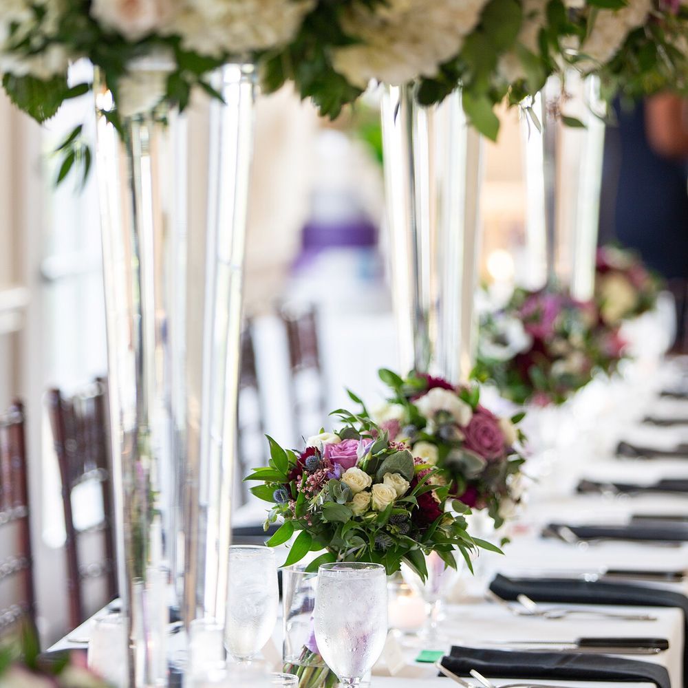 Park Cities Petals - We repurposed the bridesmaids bouquets to decorate the head table! - Florists Near Me - Dallas, Texas