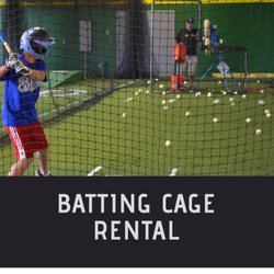The Cage sports development Center - Half hour or hour rentals available. Must reserve your time slot.