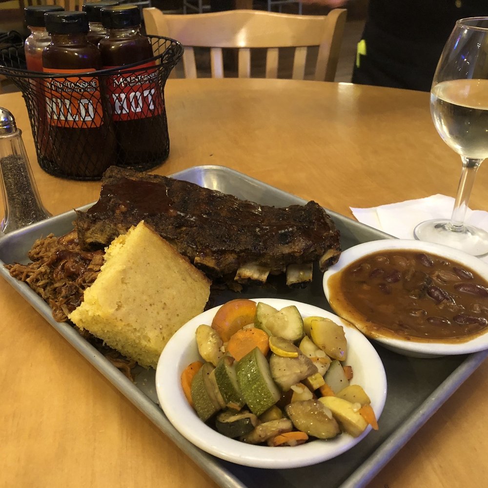 ADK Fifth Lake Combination BBQ platter ADK Fifth Lake Combination BBQ platter