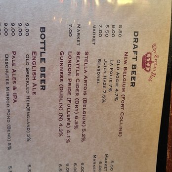 The Crown Pub - Draft beers - Pubs Near Me - Fort Collins, Colorado