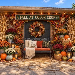 Color Crop - Coming soon! Family Photograph Area! Fall themed
