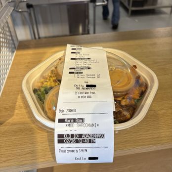 sweetgreen - Healthy Salads, Wraps, and Bowls - Order served at 12:51p--promised at 12:40p - Salad Near Me - Hackensack, New Jersey