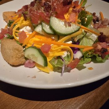J. Alexander's - House side salad I got instead of mac-n-cheese with ny steak. - New American Near Me - San Antonio, Texas J. Alexander's - House side salad I got instead of mac-n-cheese with ny steak. - New American Near Me - San Antonio, Texas