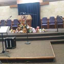 United Church of God - Before service. The toys there r 4 the children