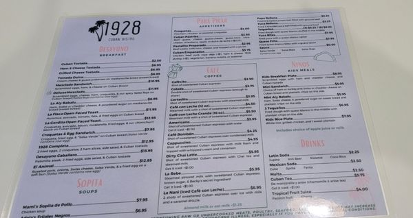 Menu photo 5 1928 Cuban Bistro - Fleming Island Fleming Island, FL