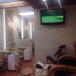 Inside the salon