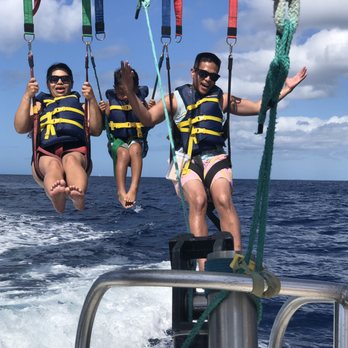 X-Treme Parasail - First time parasailing and we had a blast! 4/18/2019 - Parasailing Near Me - Honolulu, Hawaii X-Treme Parasail - First time parasailing and we had a blast! 4/18/2019 - Parasailing Near Me - Honolulu, Hawaii