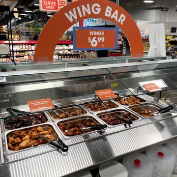 Fry's Marketplace - a wing bar with a variety of food items - Grocery Near Me - Gilbert, Arizona