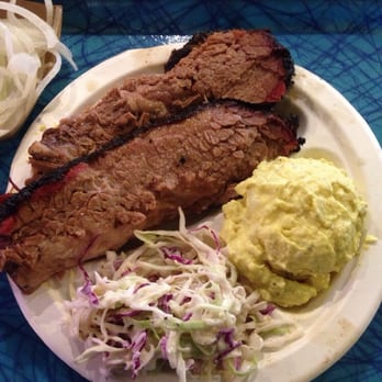 Franklin Barbecue - All of my waiting was for AWESOME! Extra moist brisket plate. - Barbeque Near Me - Austin, Texas