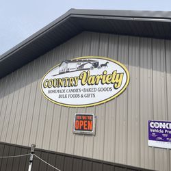 Country Variety - Outside sign