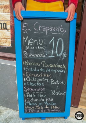 Menu photo 7 El Chaparrito Madrid, M