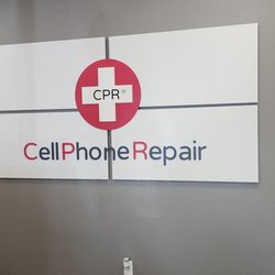 CPR Cell Phone Repair Las Vegas - Summerlin - Logo behind the counter