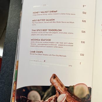 Moonga Asian Bistro - Menu as of 11.8.24 - Asian Fusion Near Me - Kaneohe, Hawaii