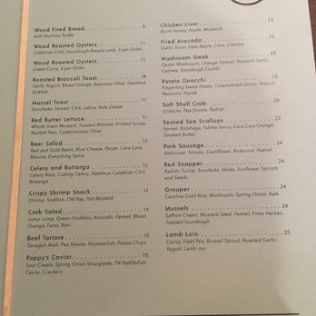 Henrietta Red - Food menu as of April 2019 - New American Near Me - Nashville, Tennessee Henrietta Red - Food menu as of April 2019 - New American Near Me - Nashville, Tennessee