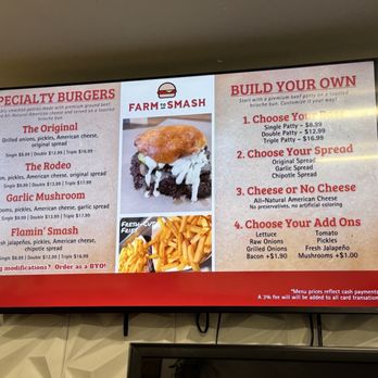 Farm To Smash - Menu - Burgers Near Me - Escondido, California