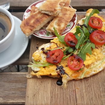 FACTORY GIRL - All yummy stuff. Egg and tomatoes omelette. - Breakfast & Brunch Near Me - Berlin, BE