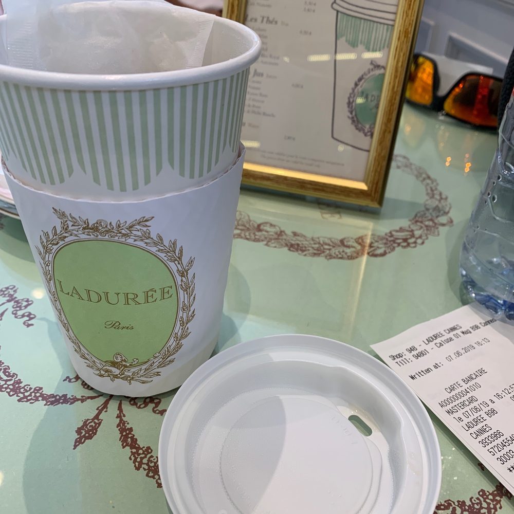Laduree - Marie Antoinette tea...$7 a cup - Bakeries Near Me - Cannes, 06 Laduree - Marie Antoinette tea...$7 a cup - Bakeries Near Me - Cannes, 06
