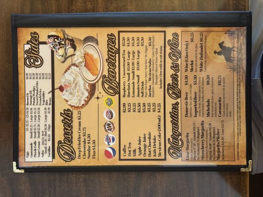 Menu photo 1 El Alteno Yerington, NV Menu photo 1 El Alteno Yerington, NV