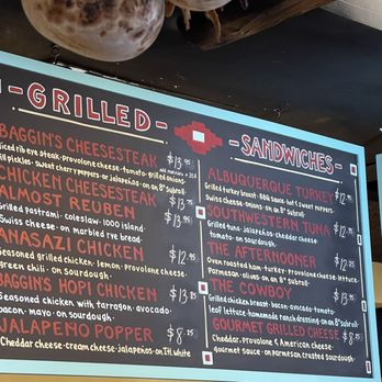Baggin's Gourmet Sandwiches - Part of the menu - Sandwiches Near Me - Tucson, Arizona