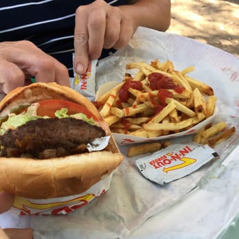 In-N-Out Burger - nicely charred animal style burger w huge portion of fries! best in-n-out burger yet! Calle Magdalena Encinitas, CA near botanical gardens - Burgers Near Me - Encinitas, California In-N-Out Burger - nicely charred animal style burger w huge portion of fries! best in-n-out burger yet! Calle Magdalena Encinitas, CA near botanical gardens - Burgers Near Me - Encinitas, California
