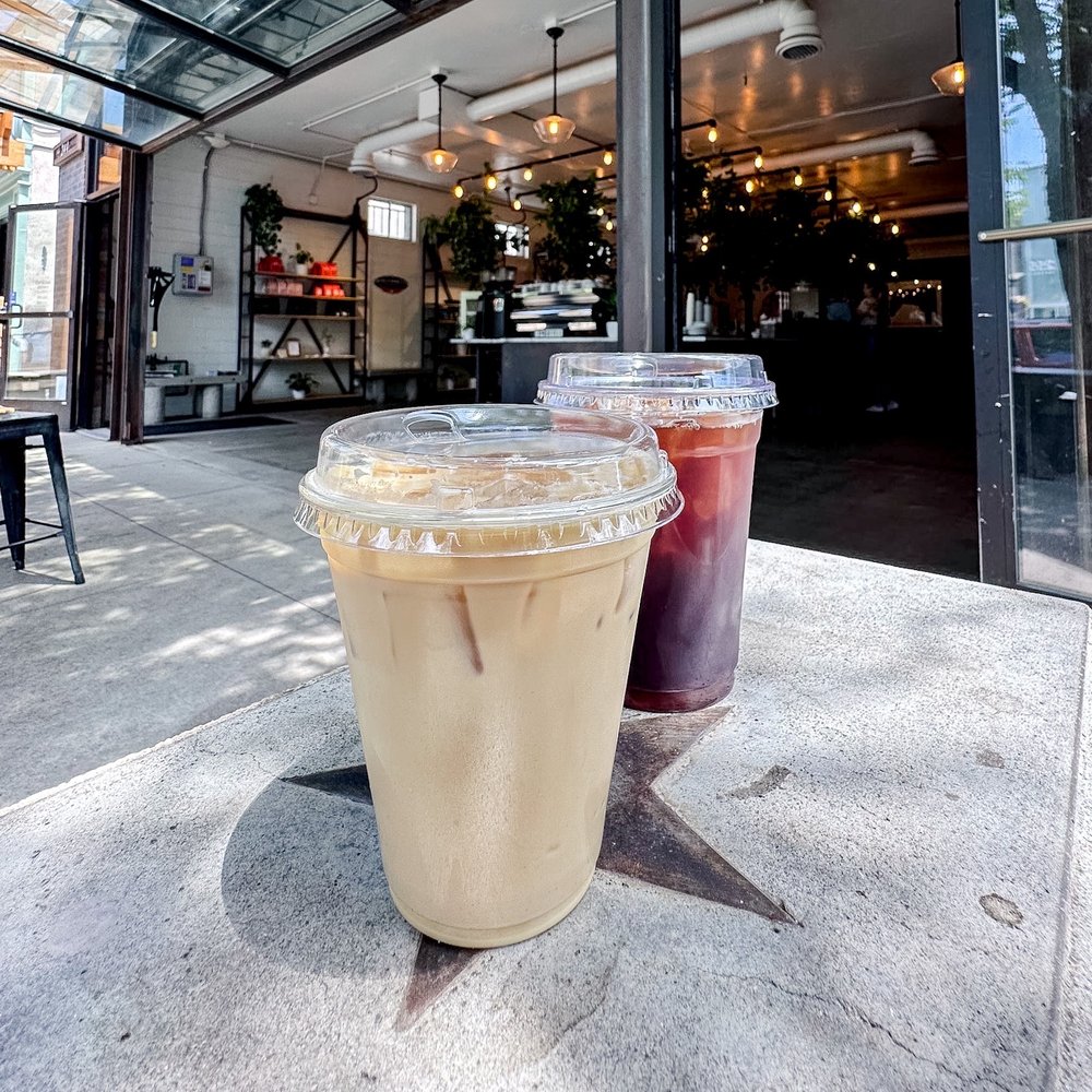 Aviano Coffee - Iced vanilla latte and coffee IG: michellelieats - Coffee & Tea Near Me - Denver, Colorado