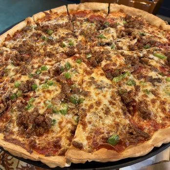 Spanky's - Thin crust special no onions - Pizza Near Me - Houston, Texas