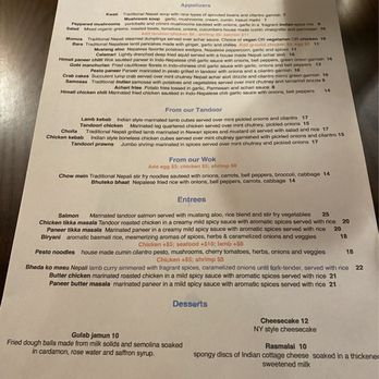 Himali Bistro - Menu - Indian Near Me - Burlingame, California Himali Bistro - Menu - Indian Near Me - Burlingame, California