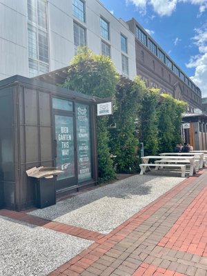 Riverside Biergarten by null