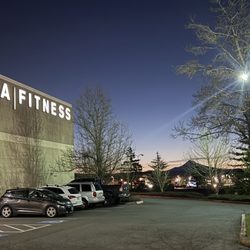 LA Fitness - Sunrise with Mt Hood silhouette