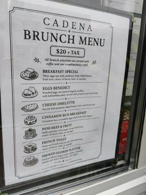 Menu photo 1 Cadena Restaurant & Tapas Bar Ottawa, ON Menu photo 1 Cadena Restaurant & Tapas Bar Ottawa, ON
