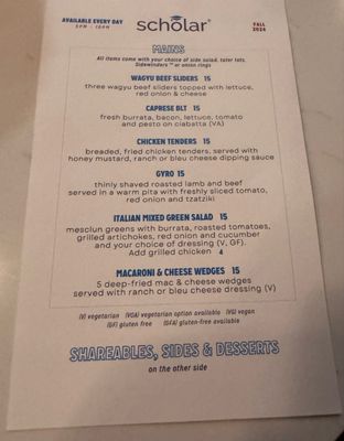 Menu photo 5 Big Spring Spirits State College, PA