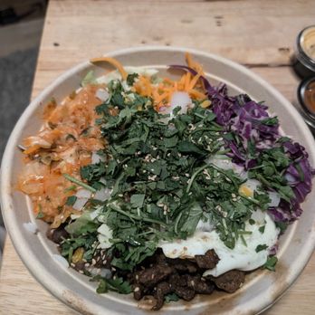Chi'Lantro BBQ - Vintage Park - #1 Chi'Lantro B'bimbap bowl - Korean Near Me - Houston, Texas