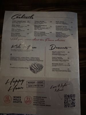 Menu photo 1 Woodson's Local Tap + Kitchen Grand Parkway Spring, TX
