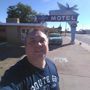 Photo of Blue Swallow Motel - Tucumcari, NM, United States. Selfie