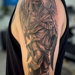 Rare Hearts Tattoo Club - Death angel by Rene Ceniceros