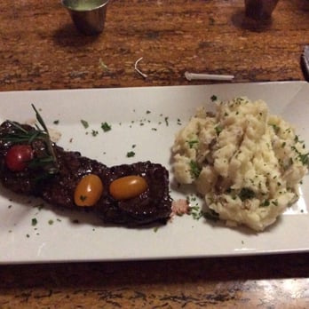 Martin Fierro Restaurant - Skirt Steak with Tater Mash - Tasty but small! - Steakhouses Near Me - Naples, Florida