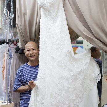 La Cleaners & Tailor - Tony with my dress - Sewing & Alterations Near Me - Brooklyn, New York La Cleaners & Tailor - Tony with my dress - Sewing & Alterations Near Me - Brooklyn, New York