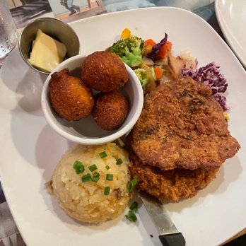 The Fiction Kitchen - Southern Style Plate - Vegan Near Me - Raleigh, North Carolina The Fiction Kitchen - Southern Style Plate - Vegan Near Me - Raleigh, North Carolina