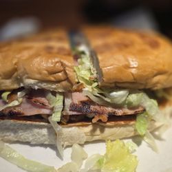 La Tapatia - Torta cubana al pastor (ham, cheese, seasoned pork)