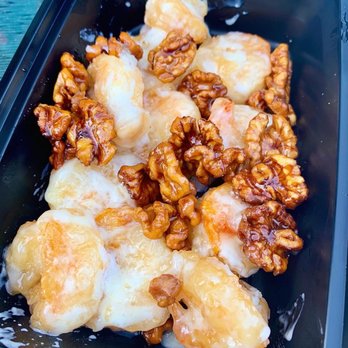 Terracotta Red - Candied Walnut Prawns - Asian Fusion Near Me - Everett, Washington Terracotta Red - Candied Walnut Prawns - Asian Fusion Near Me - Everett, Washington