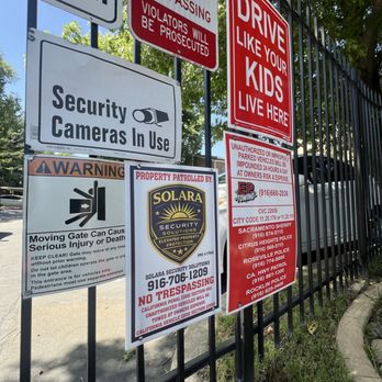 Solara Security Solutions - Property Signs - Security Services Near Me - Carmichael, California Solara Security Solutions - Property Signs - Security Services Near Me - Carmichael, California