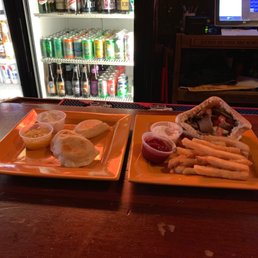 Order of pierogies and a gyro. Order of pierogies and a gyro.